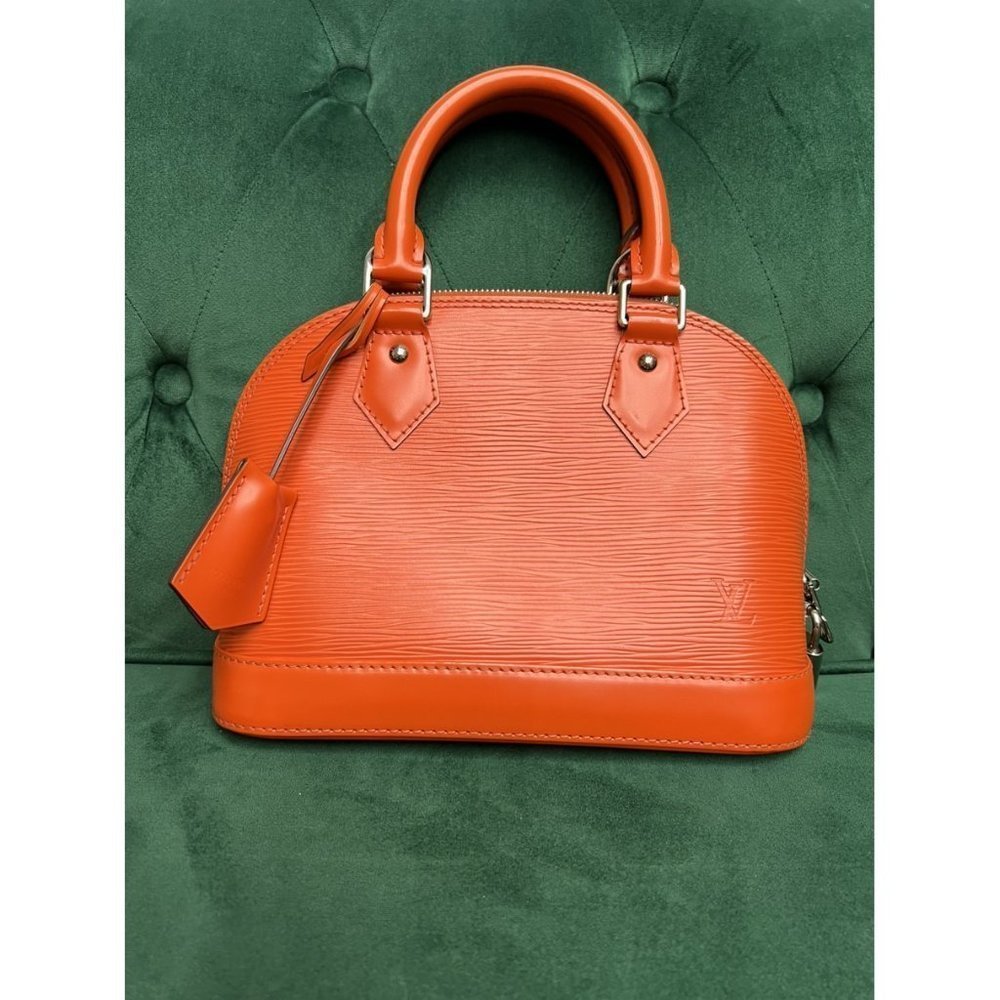 Louis Vuitton Orange Alma BB - Picture 2 of 9